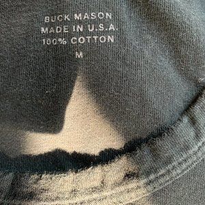 Buck Mason Black M Tough-Knit Cotton Tee
